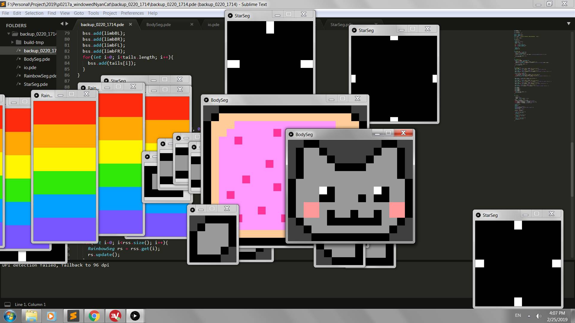 Windowed Nyan Cat
